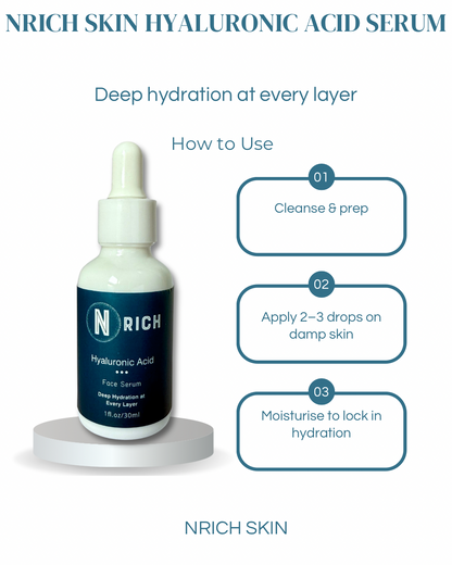 Hyaluronic Acid Serum – Deep Hydration & Plumping (30ml)