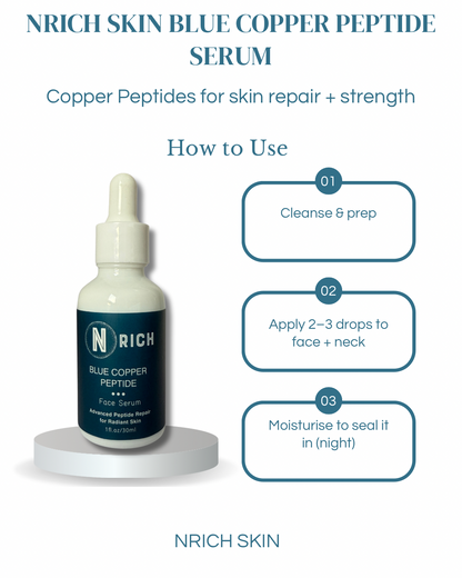 Blue Copper Peptide Serum – Firming & Repair (30ml)