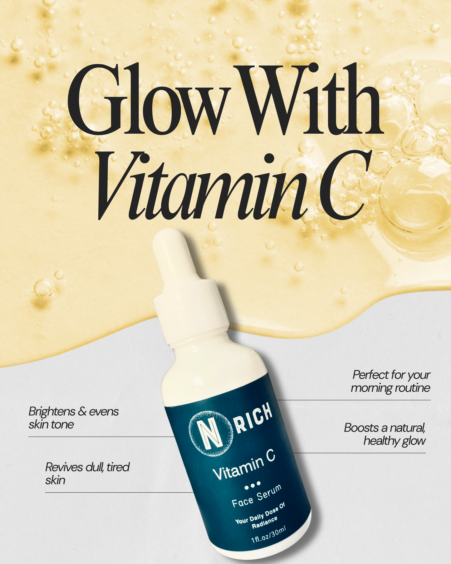 Vitamin C Face Serum – Your Daily Dose of Radiance (30ml)